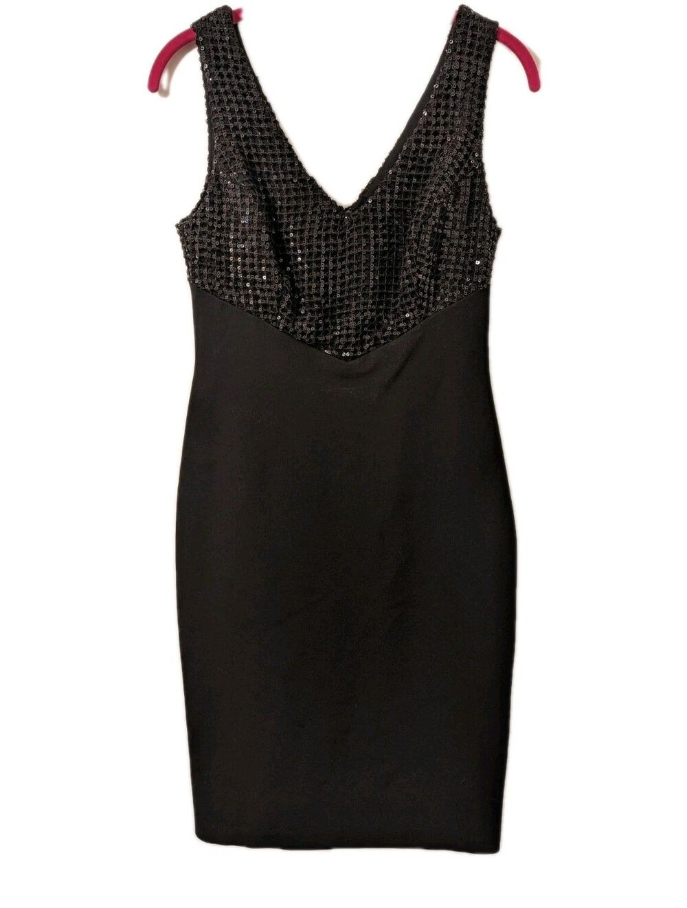 Lauren Ralph Lauren Size 2 Sleeveless Black Cocktail Dress Sequin